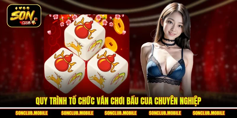 Quy trình tổ chức ván chơi bầu cua chuyên nghiệp
